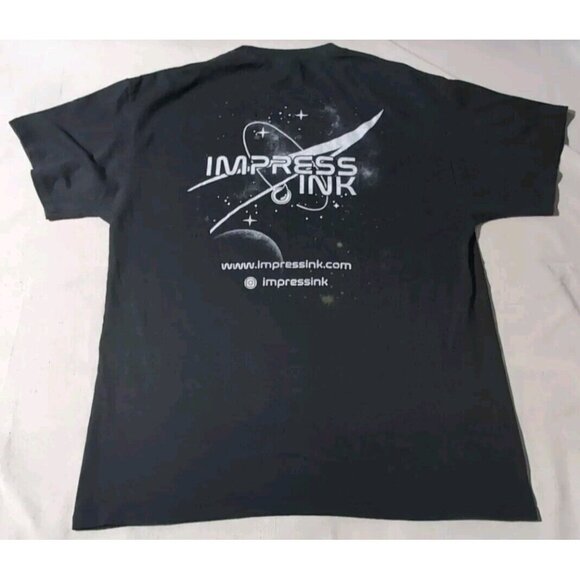 Knights Dream Big Go Beyond Graphic Tee Tshirt Black Size Large Impress Ink - Picture 7 of 8